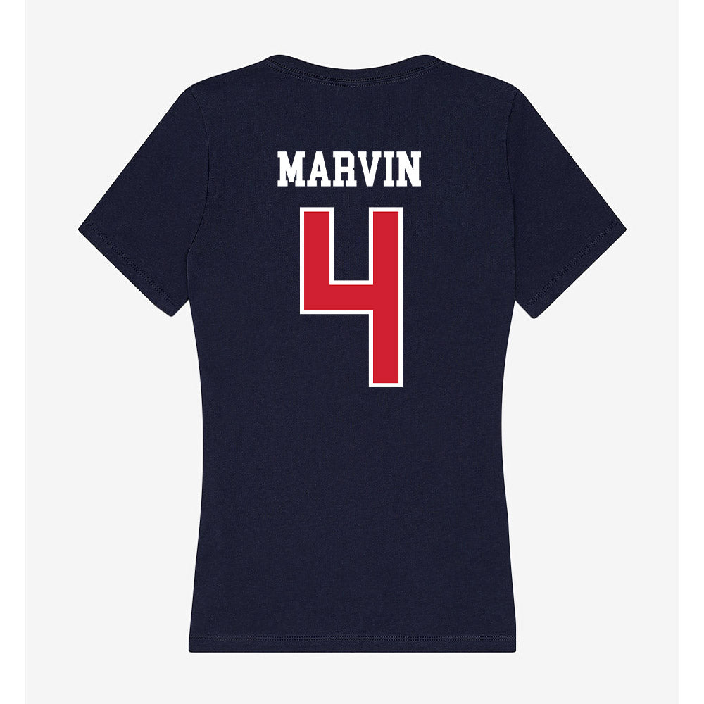 Robert Morris - NCAA Women's Soccer : Jillian Marvin - Women's V-Neck T-Shirt-1