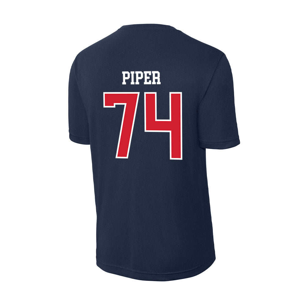 Robert Morris - NCAA Football : Riley Piper - Activewear T-Shirt-1