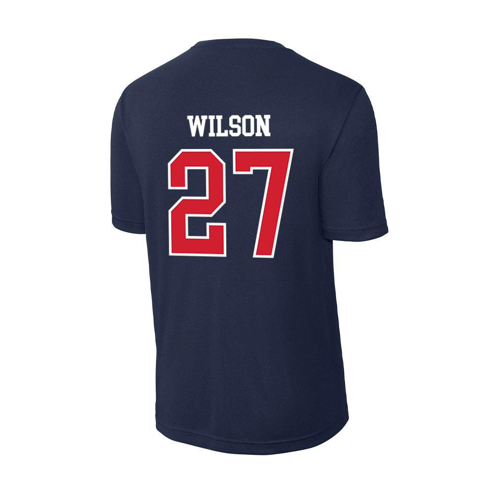 Robert Morris - NCAA Men's Ice Hockey : Trent Wilson - Activewear T-Shirt-1