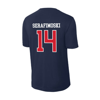 Robert Morris - NCAA Men's Basketball : Vasilije Serafimoski - Activewear T-Shirt-1