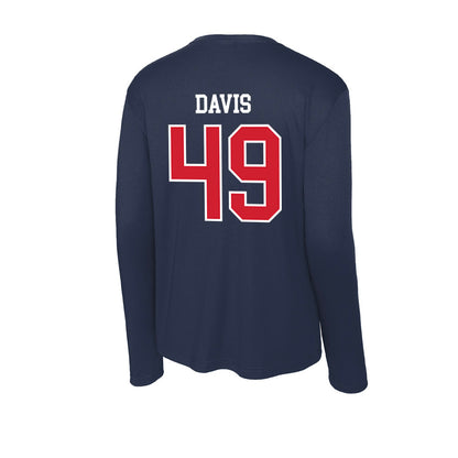 Robert Morris - NCAA Men's Lacrosse : Cristian Davis - Activewear Long Sleeve T-Shirt-1
