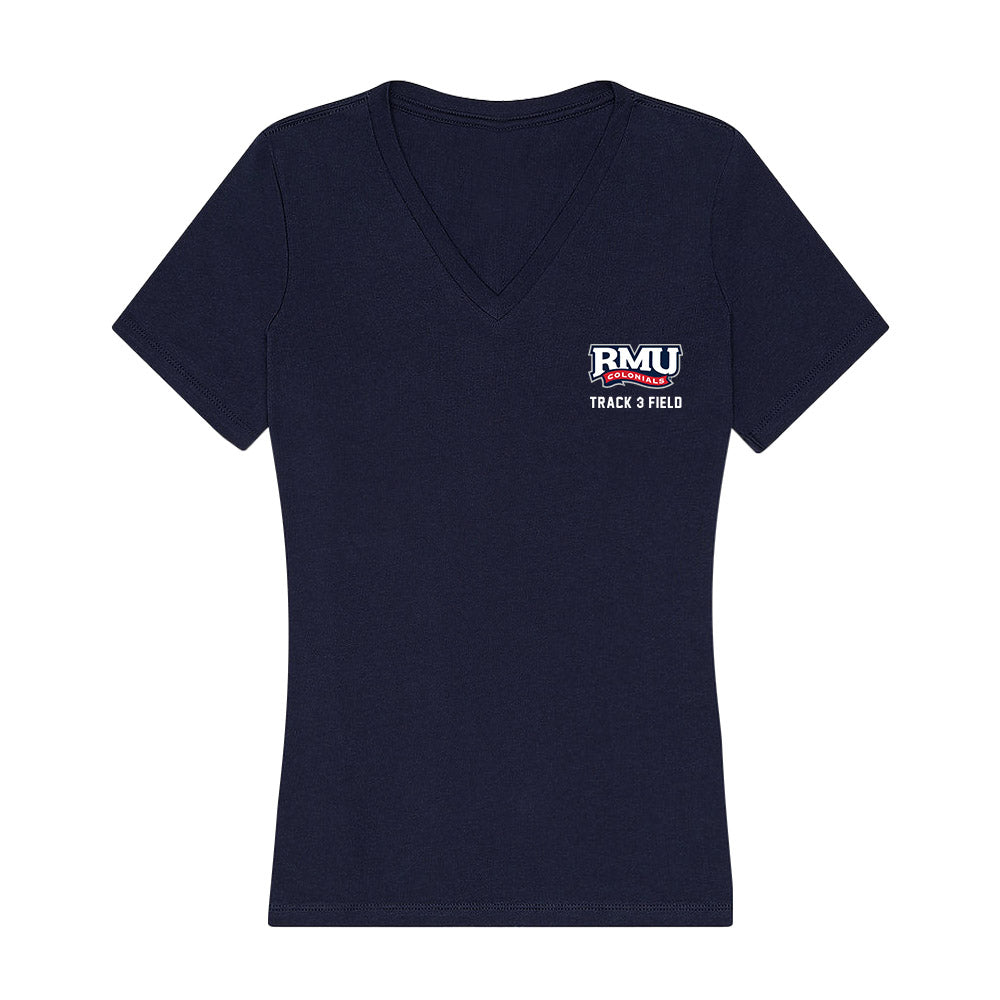 Robert Morris - NCAA Women's Track & Field : A?zyia Dade - Women's V-Neck T-Shirt-0
