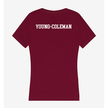 Winthrop - NCAA Women's Track & Field : Katlyn Young-Coleman - Women's V-Neck T-Shirt-1