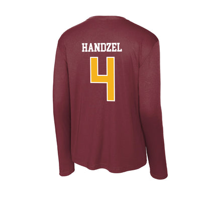 Winthrop - NCAA Baseball : Gage Handzel - Activewear Long Sleeve T-Shirt-1
