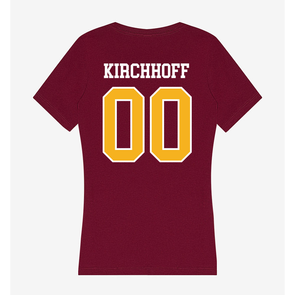 Winthrop - NCAA Women's Lacrosse : Susan Kirchhoff - Women's V-Neck T-Shirt-1