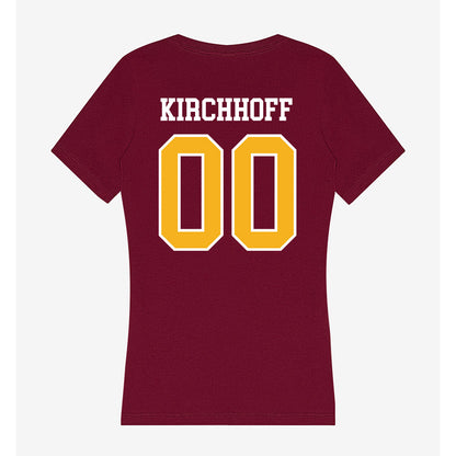 Winthrop - NCAA Women's Lacrosse : Susan Kirchhoff - Women's V-Neck T-Shirt-1