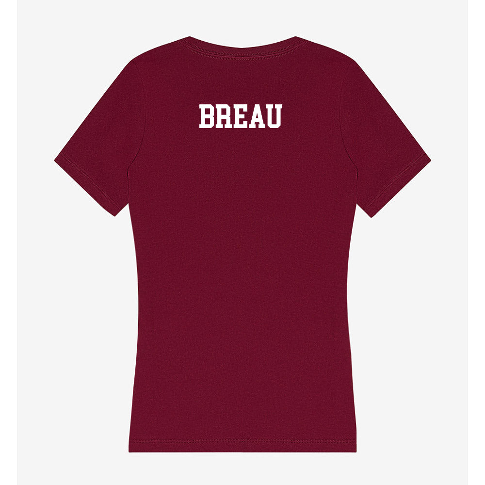 Winthrop - NCAA Women's Track & Field : Brianna Breau - Women's V-Neck T-Shirt-1