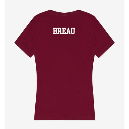 Winthrop - NCAA Women's Track & Field : Brianna Breau - Women's V-Neck T-Shirt-1