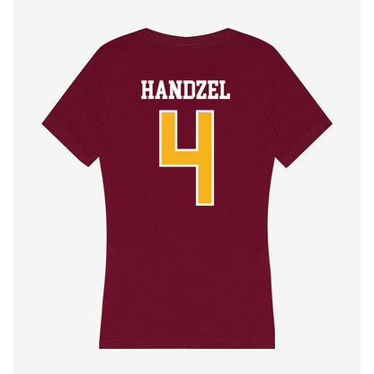 Winthrop - NCAA Baseball : Gage Handzel - Women's V-Neck T-Shirt-1