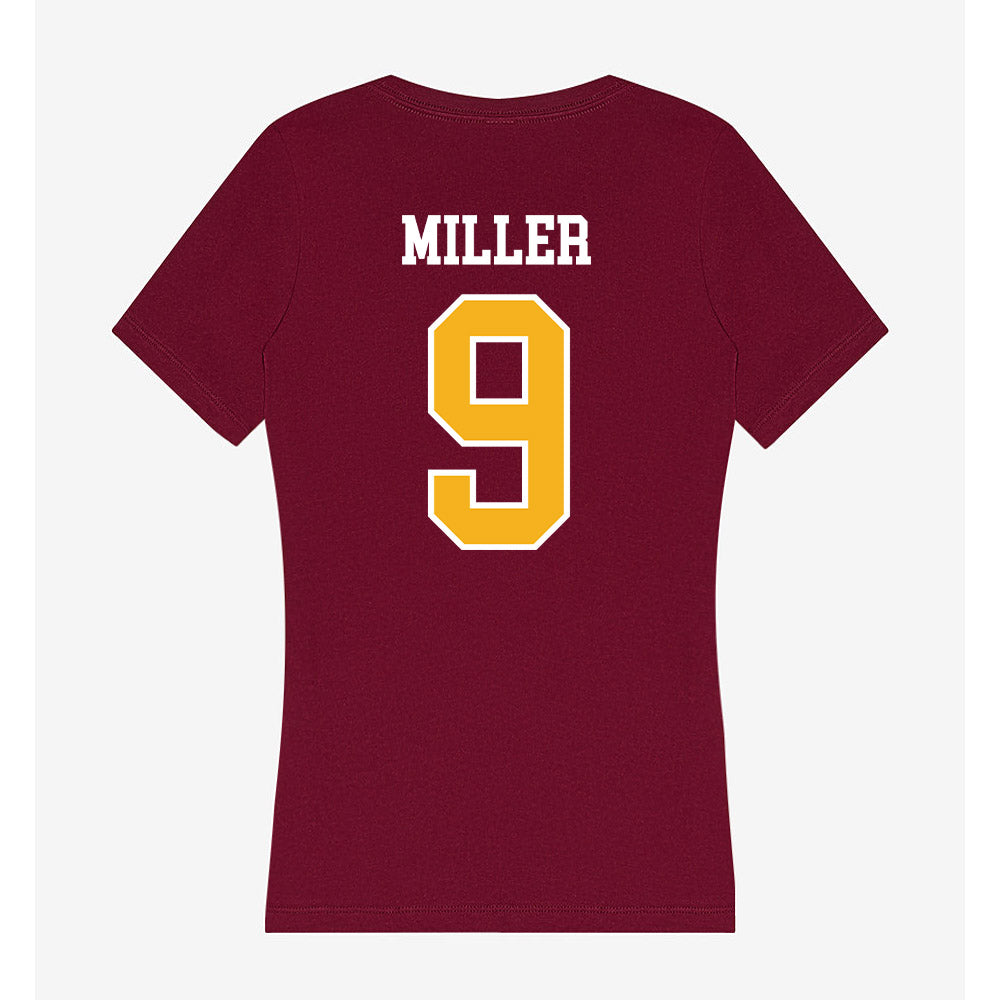 Winthrop - NCAA Softball : Madelyn Miller - Women's V-Neck T-Shirt-1