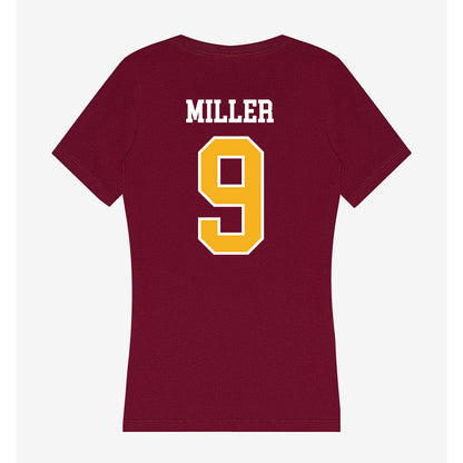 Winthrop - NCAA Softball : Madelyn Miller - Women's V-Neck T-Shirt-1