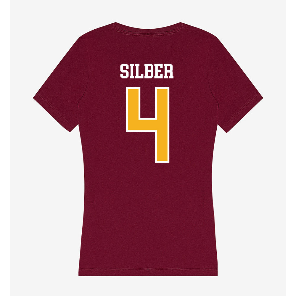 Winthrop - NCAA Women's Soccer : Mia Silber - Women's V-Neck T-Shirt-1