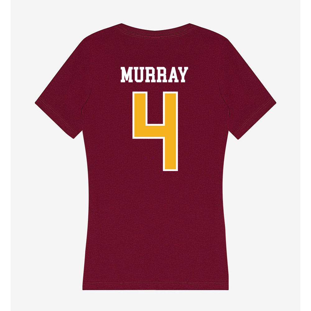 Winthrop - NCAA Softball : Grace Murray - Women's V-Neck T-Shirt-1