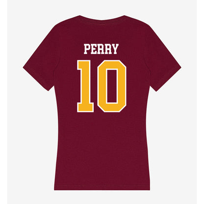 Winthrop - NCAA Softball : Tabitha Perry - Women's V-Neck T-Shirt-1