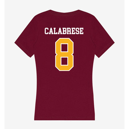 Winthrop - NCAA Women's Lacrosse : Mollie Calabrese - Women's V-Neck T-Shirt-1