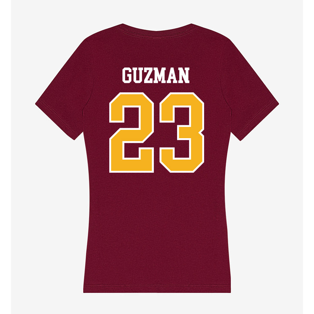 Winthrop - NCAA Baseball : Randy Guzman - Women's V-Neck T-Shirt-1
