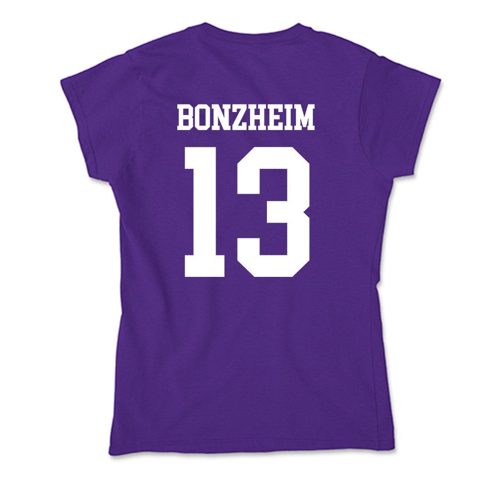 SFA - NCAA Women's Soccer : Brianne Bonzheim - Soft Style Women’s T-Shirt-1