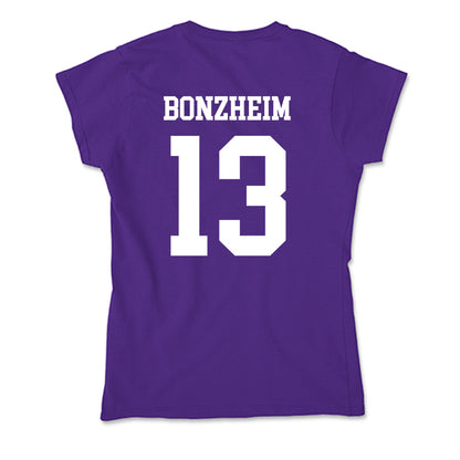 SFA - NCAA Women's Soccer : Brianne Bonzheim - Soft Style Women’s T-Shirt-1