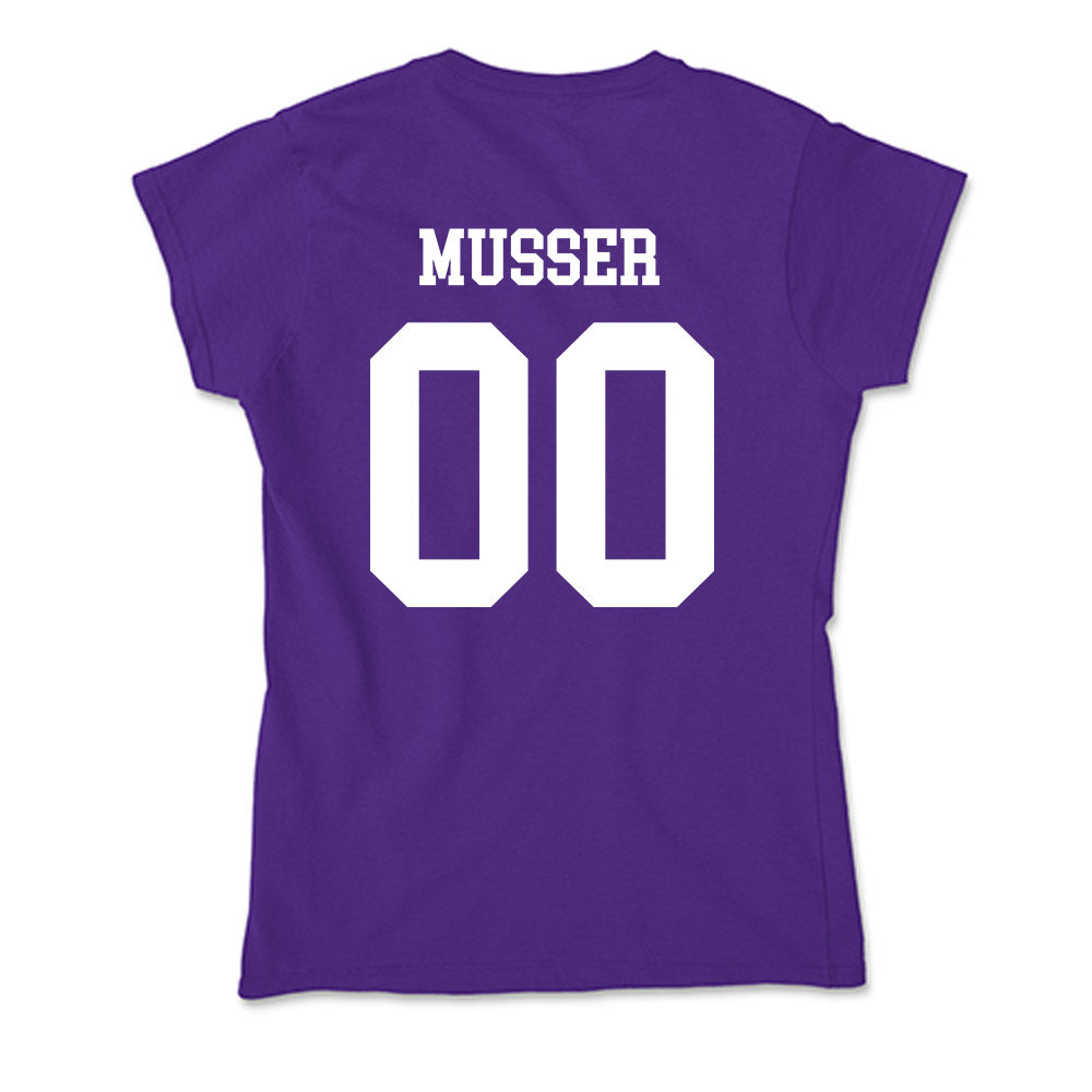 SFA - NCAA Women's Soccer : Brandie Musser - Soft Style Women’s T-Shirt-1