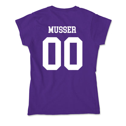 SFA - NCAA Women's Soccer : Brandie Musser - Soft Style Women’s T-Shirt-1