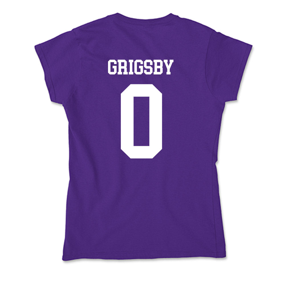 SFA - NCAA Softball : Alexis Grigsby - Soft Style Women’s T-Shirt-1