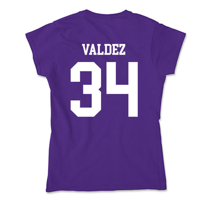 SFA - NCAA Baseball : Jonathan Valdez - Soft Style Women’s T-Shirt-1