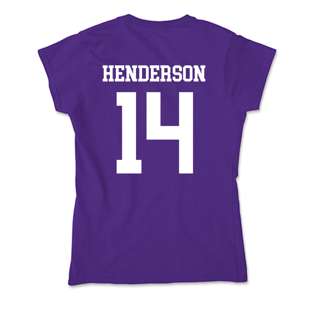 SFA - NCAA Women's Volleyball : Jordan henderson - Soft Style Women’s T-Shirt-1