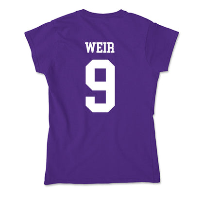 SFA - NCAA Women's Soccer : Ally Weir - Soft Style Women’s T-Shirt-1