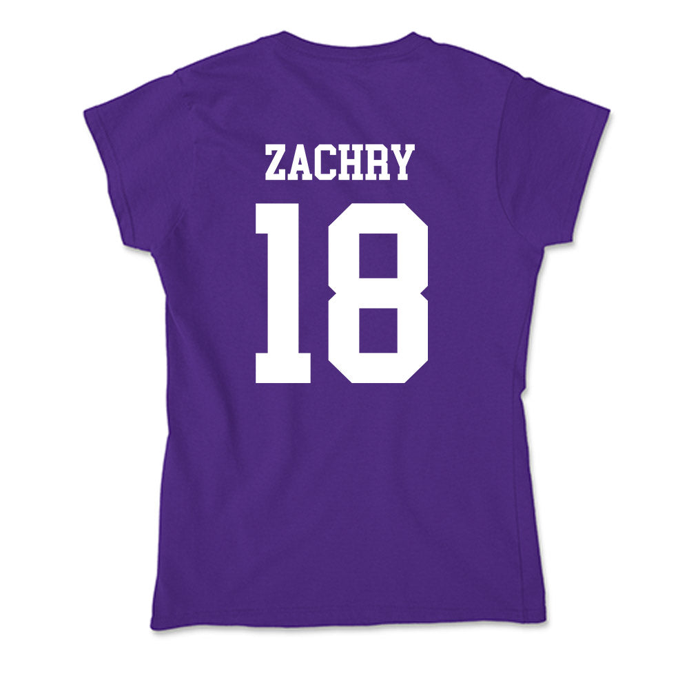 SFA - NCAA Women's Soccer : Else Zachry - Soft Style Women’s T-Shirt-1