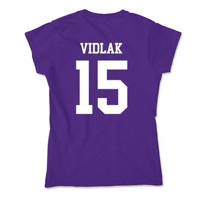 SFA - NCAA Baseball : Nate Vidlak - Soft Style Women’s T-Shirt-1