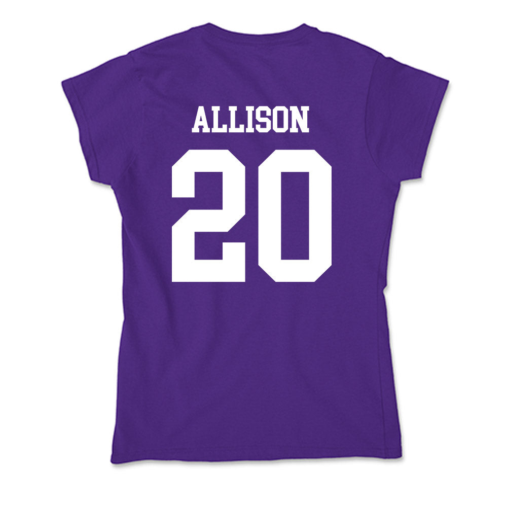 SFA - NCAA Beach Volleyball : Ryann Allison - Soft Style Women’s T-Shirt-1
