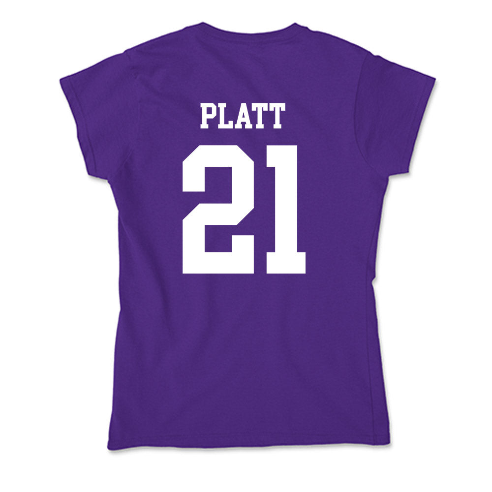 SFA - NCAA Women's Soccer : Lucie Platt - Soft Style Women’s T-Shirt-1