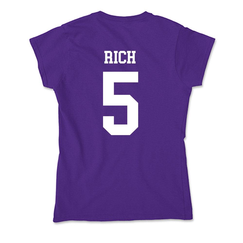SFA - NCAA Beach Volleyball : Reese Rich - Soft Style Women’s T-Shirt-1