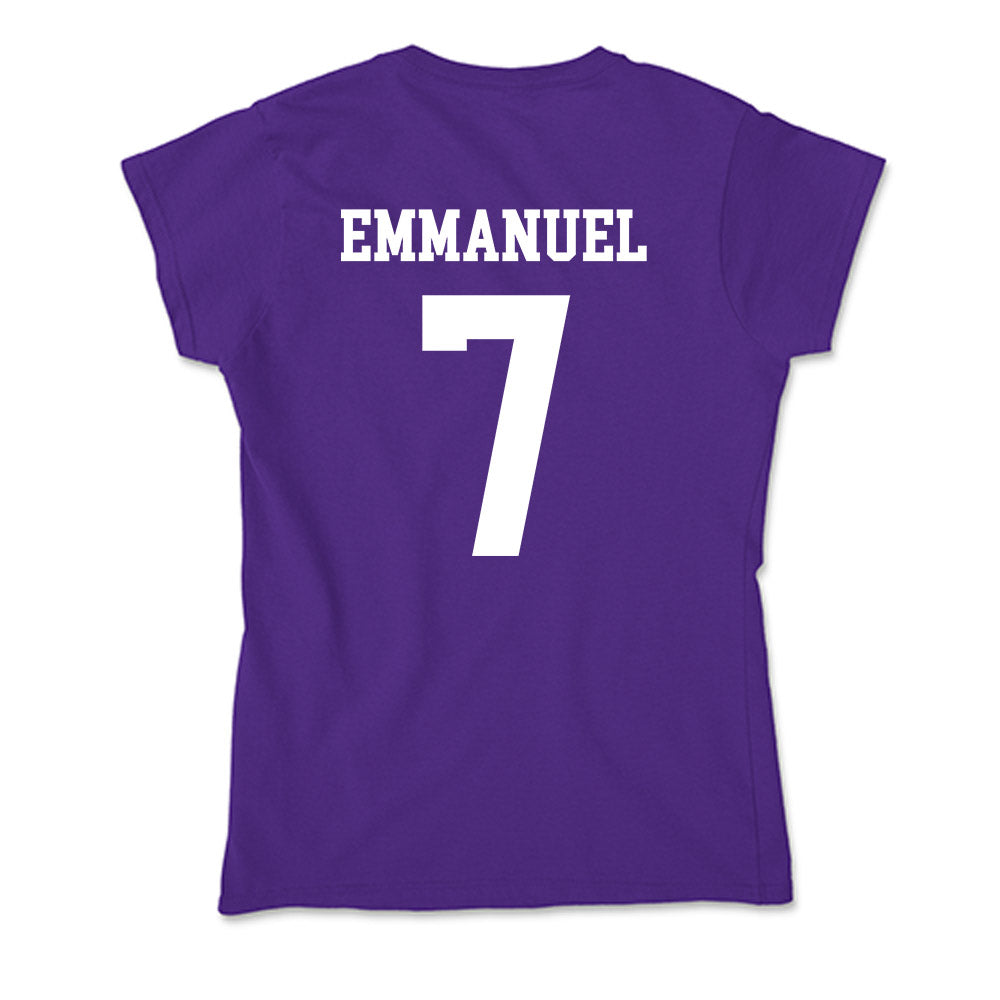 SFA - NCAA Men's Basketball : Keenan Emmanuel - Soft Style Women’s T-Shirt-1