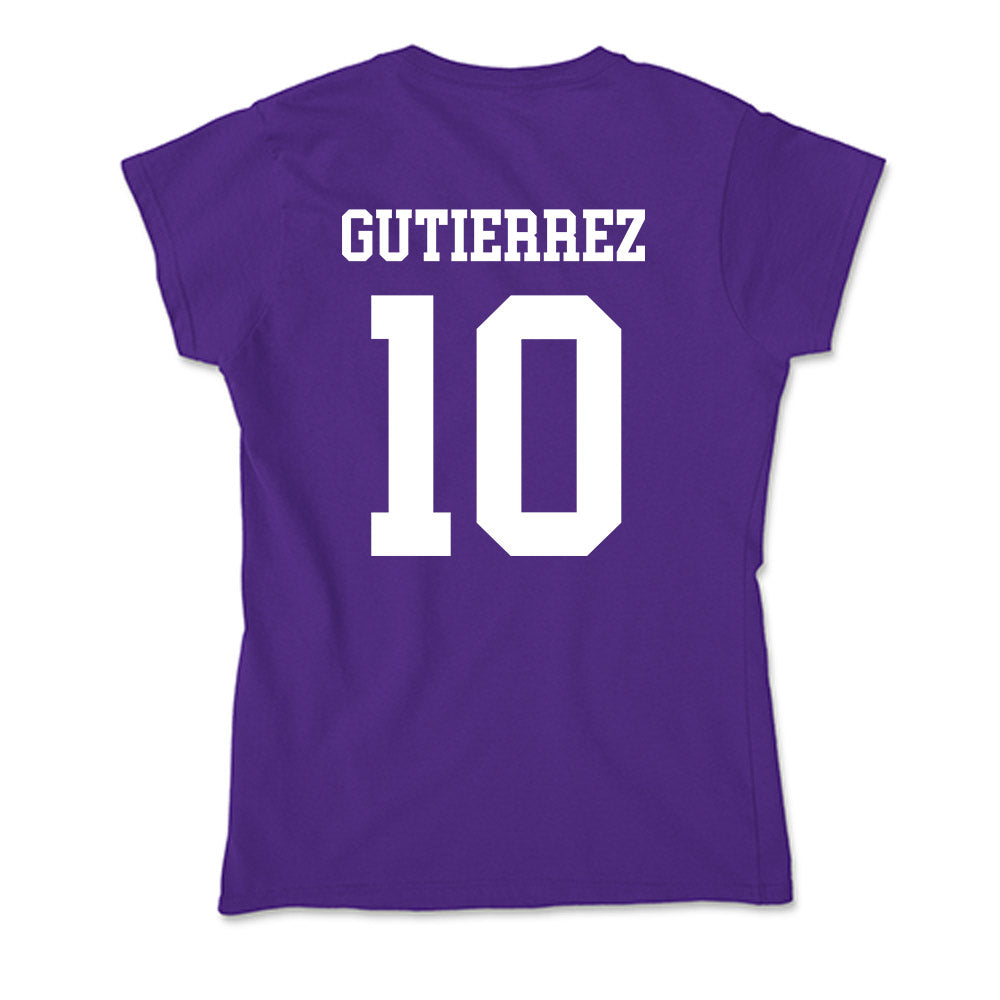 SFA - NCAA Men's Basketball : Yohan Gutierrez - Soft Style Women’s T-Shirt-1