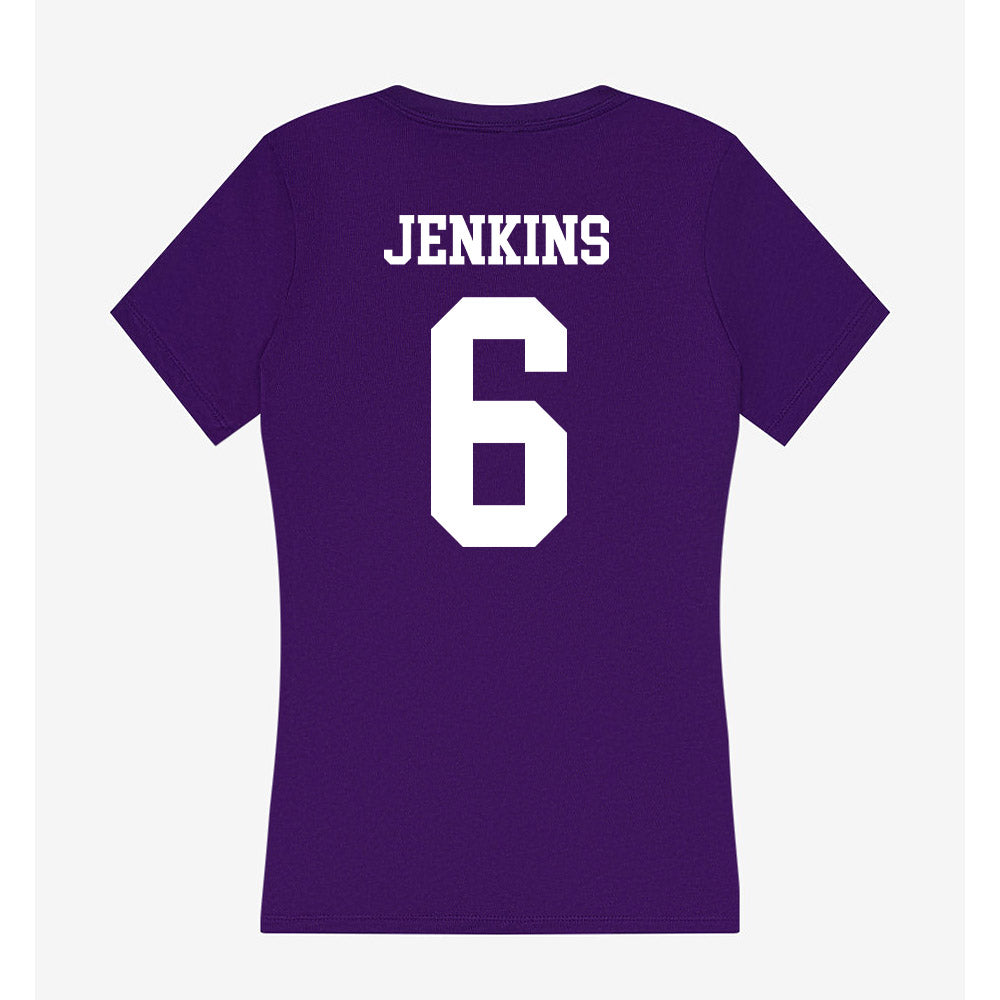 SFA - NCAA Football : Jaylen Jenkins - Women's V-Neck T-Shirt-1