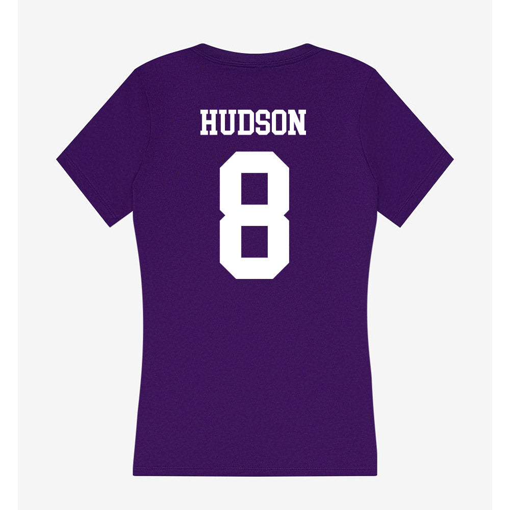 SFA - NCAA Softball : Kai Hudson - Women's V-Neck T-Shirt-1