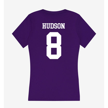 SFA - NCAA Softball : Kai Hudson - Women's V-Neck T-Shirt-1