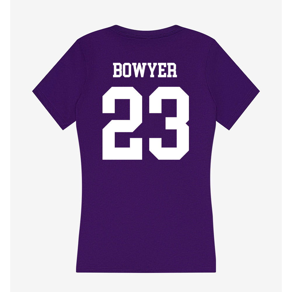 SFA - NCAA Baseball : Reid Bowyer - Women's V-Neck T-Shirt-1