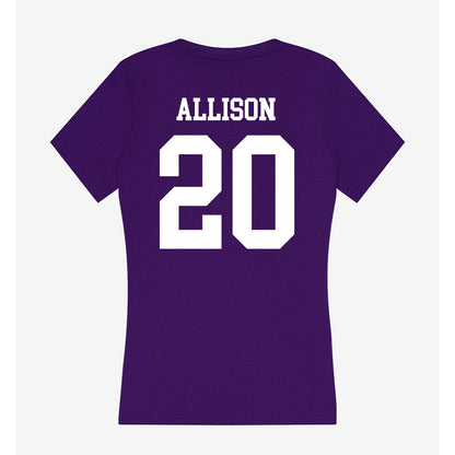 SFA - NCAA Beach Volleyball : Ryann Allison - Women's V-Neck T-Shirt-1