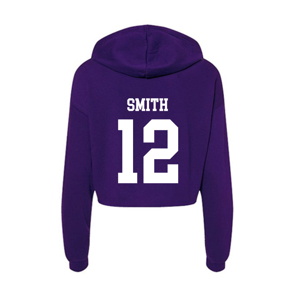 SFA - NCAA Beach Volleyball : Kate Smith - Women's Crop Fleece Hoodie-1