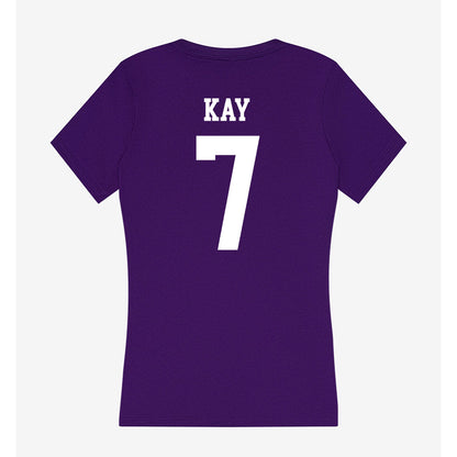 SFA - NCAA Women's Bowling : Kara Kay - Women's V-Neck T-Shirt-1