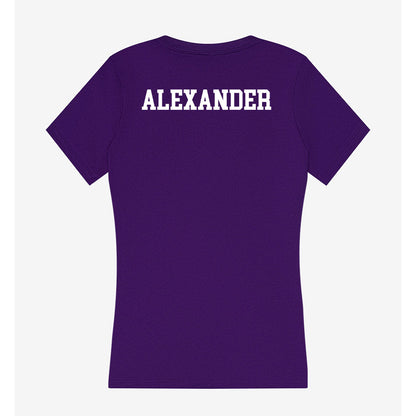 SFA - NCAA Women's Track & Field : Naomi Alexander - Women's V-Neck T-Shirt-1
