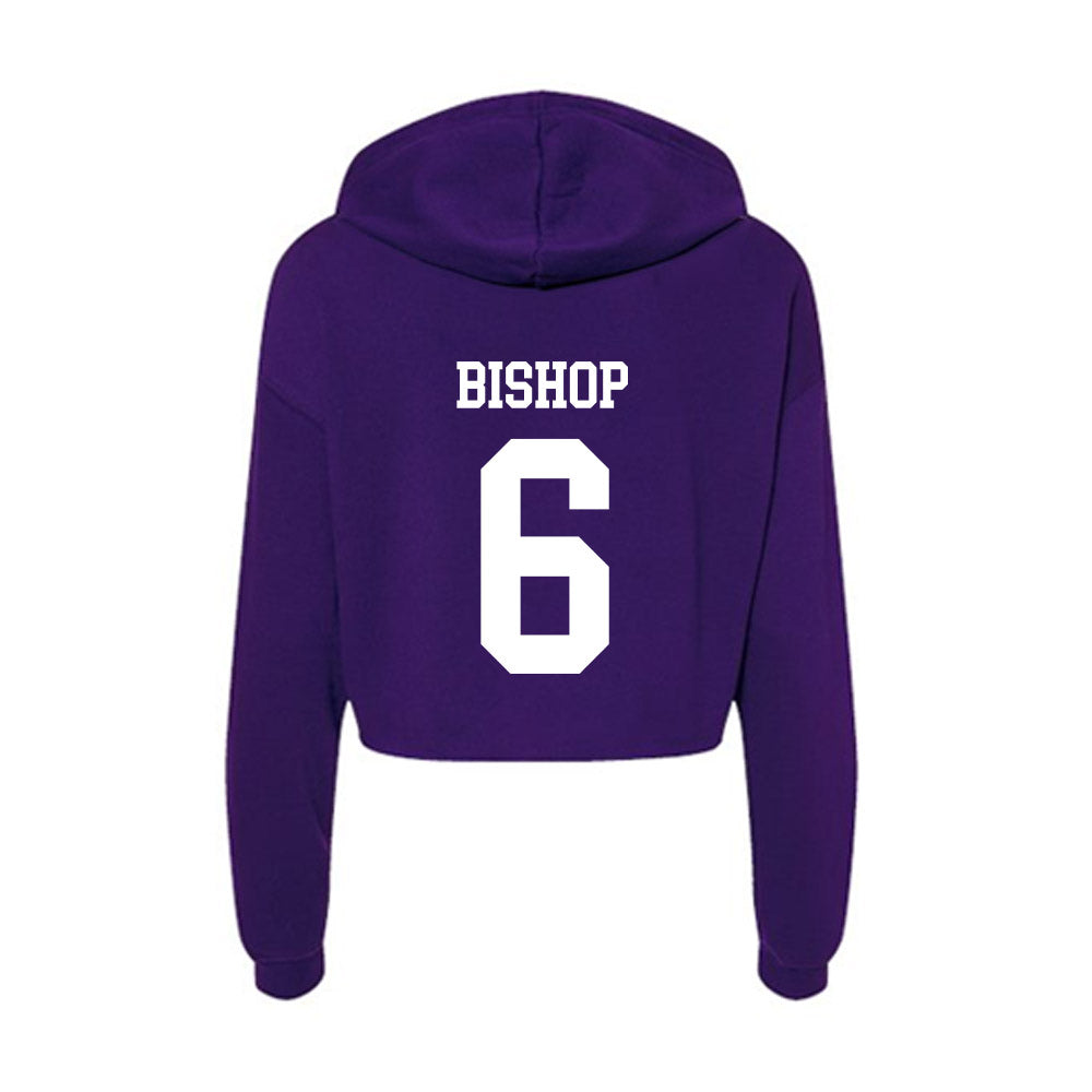 SFA - NCAA Softball : Kylie Bishop - Women's Crop Fleece Hoodie-1