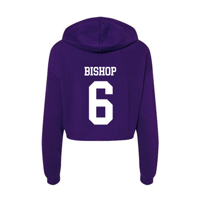 SFA - NCAA Softball : Kylie Bishop - Women's Crop Fleece Hoodie-1