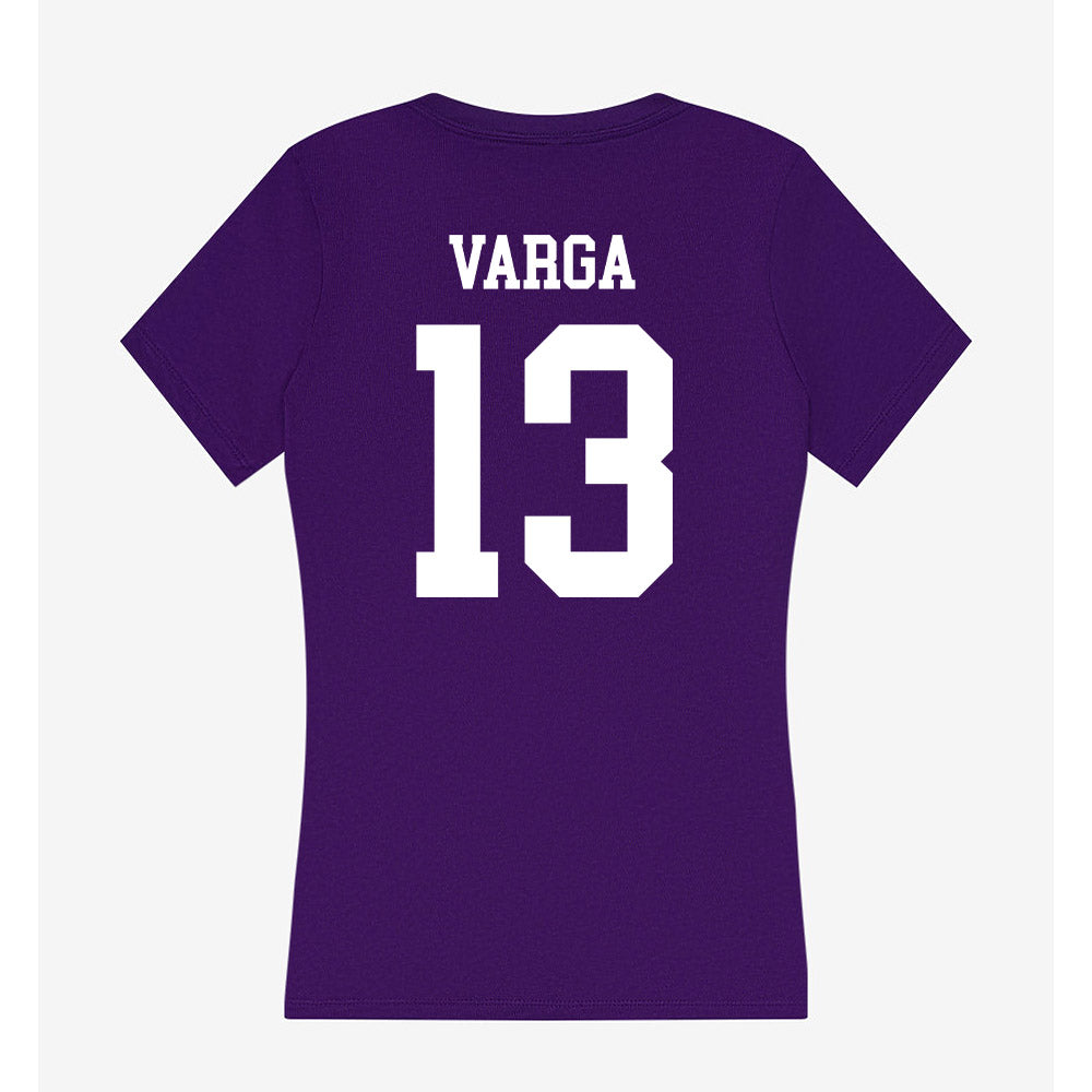 SFA - NCAA Softball : Jamie Varga - Women's V-Neck T-Shirt-1