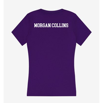 SFA - NCAA Football : Davonta Morgan collins - Women's V-Neck T-Shirt-1