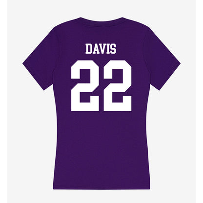 SFA - NCAA Football : Chauncey Davis - Women's V-Neck T-Shirt-1
