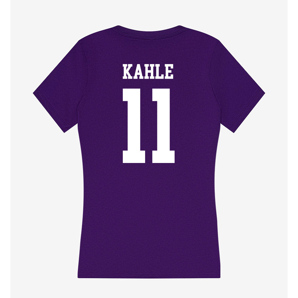 SFA - NCAA Women's Volleyball : Caroline Kahle - Women's V-Neck T-Shirt-1