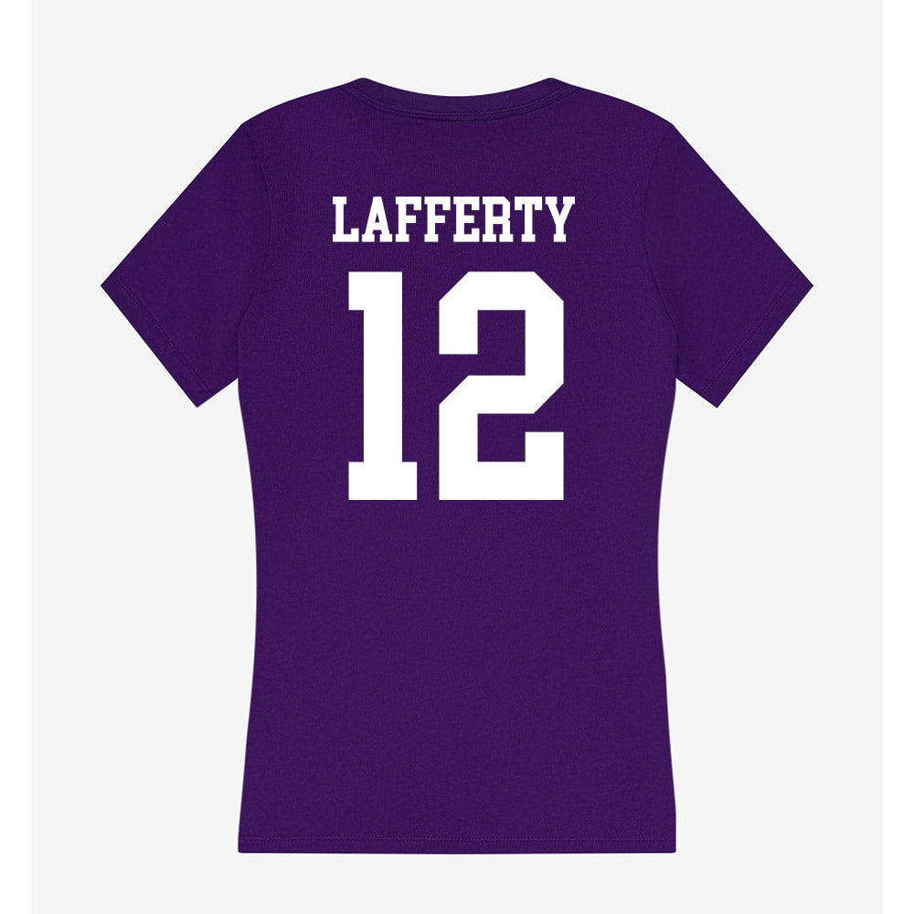 SFA - NCAA Women's Volleyball : Sydney Lafferty - Women's V-Neck T-Shirt-1